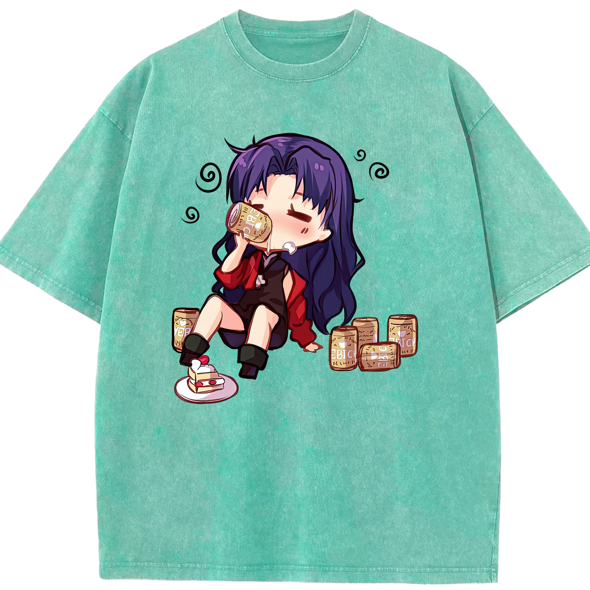 （画像用） EVA 新世紀エヴァンゲリオン 綿100% ヴィンテージ風 半袖Tシャツ（フロントプリント）